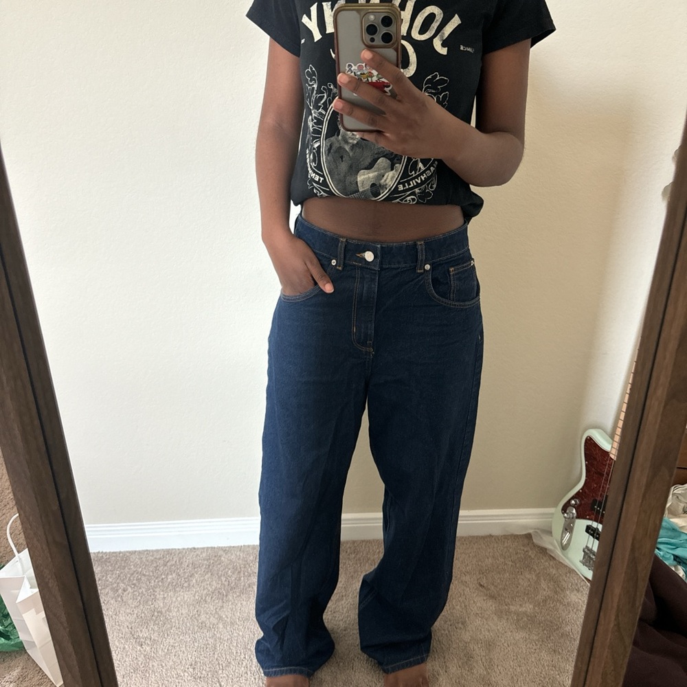 BDG Dark Blue Boyfriend Jeans
